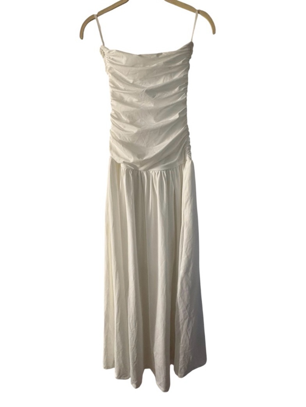 NIA Santal Ruched Strapless Midi Dress NWT XS - Picture 5 of 10